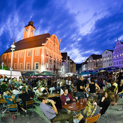 Eichstätter Altstadtfest 2016 - Freitag am 01.07.2016 in Eichstätt.