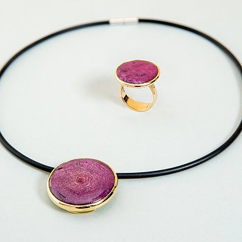 Edelsteinschmuck | Rubin gefasst in 750er Gold